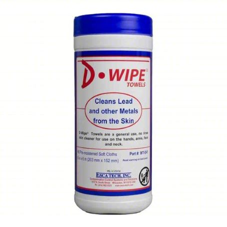 D-Wipe Towels, 40 count canister